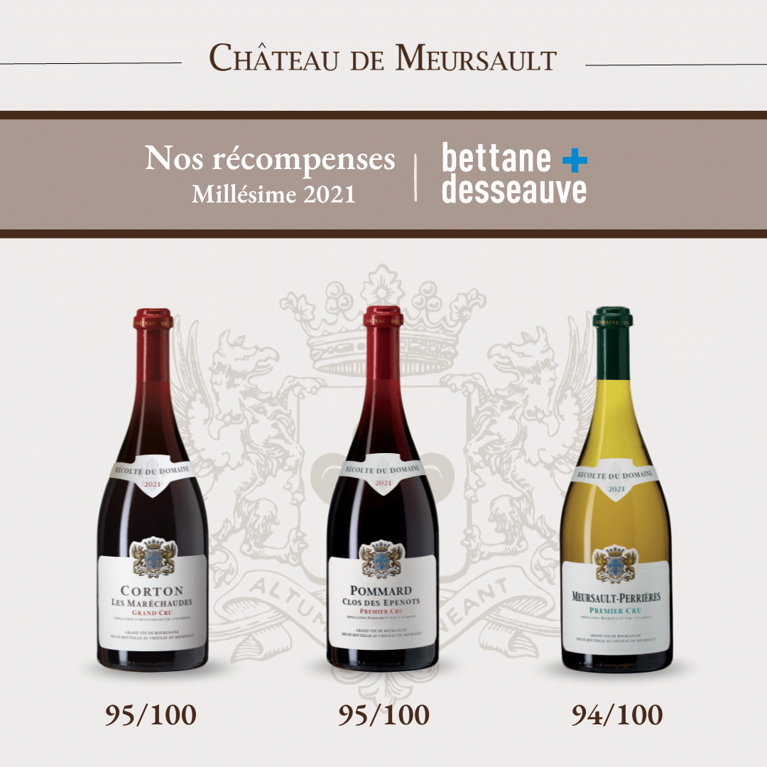 Récompenses millésime 2021 Bettane + Desseauve