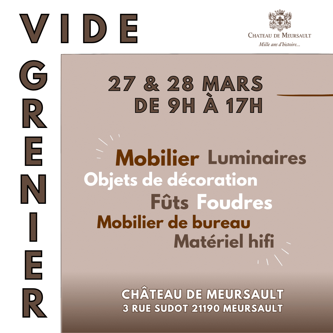 Grand vide-grenier au Château de Meursault