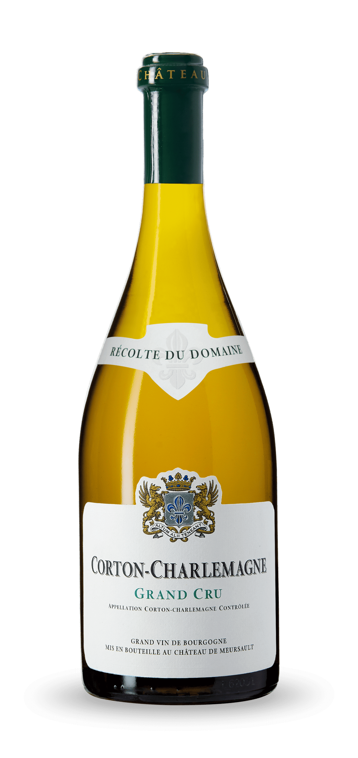 Une bouteille de Corton-Charlemagne Grand Cru