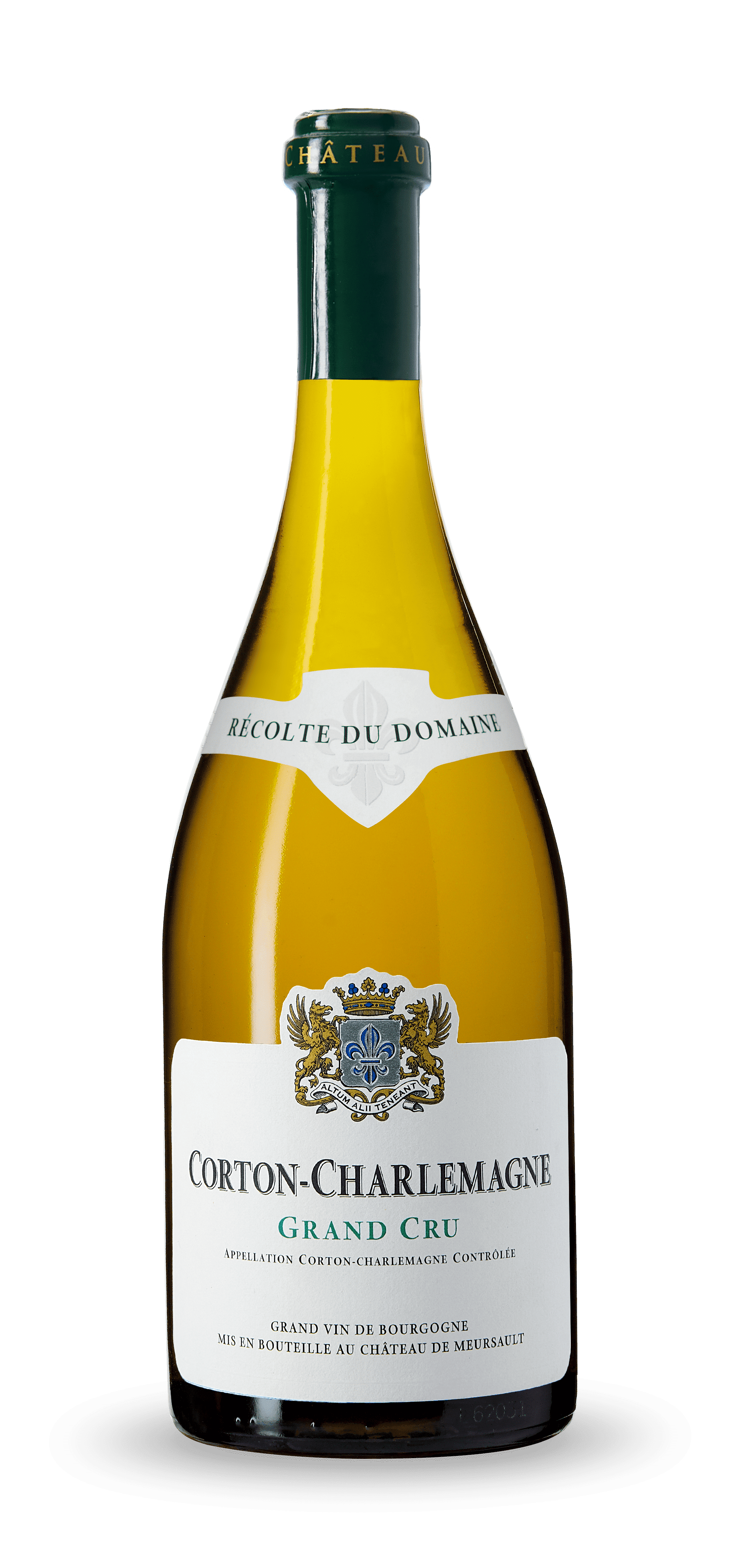 Une bouteille de Corton-Charlemagne Grand Cru