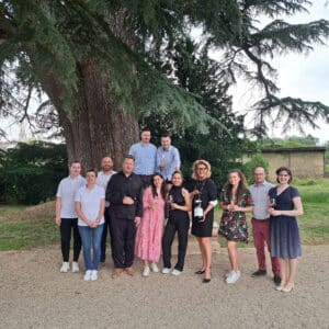Photo de l'équipe du Château de Meursault à la Paulée Musicale