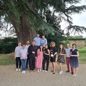 Photo de l'équipe du Château de Meursault à la Paulée Musicale