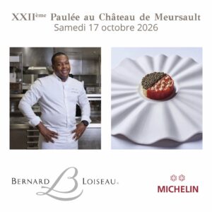 Affiche de la XXIIe Paulée du Château de Meursault avec Bernard Loiseau